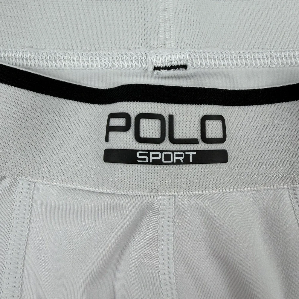 Polo Sport by Ralph Lauren Men's 3/4 Compression Tights White-READ‎